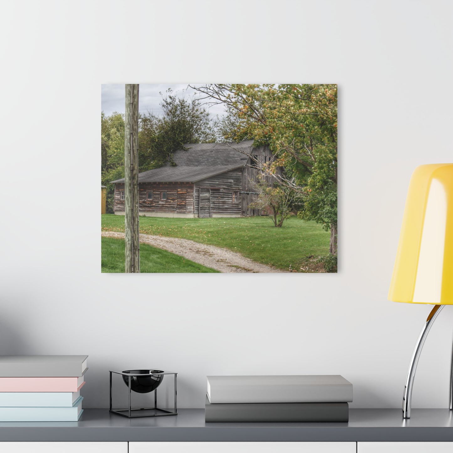 U R There Photography Hayes Road Hidden II Rustic Farmhouse Acrylic Wall Print