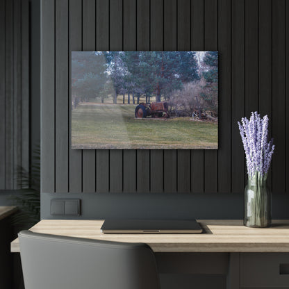 U R There Photography Casey Road Yard Art I Rustic Farmhouse Acrylic Wall Print