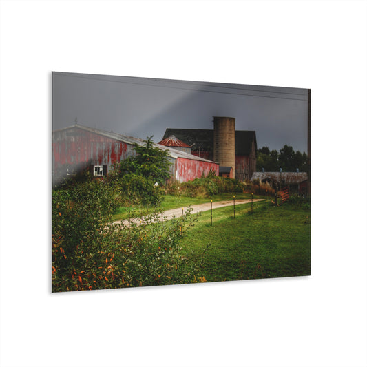 U R There Photography Path of Barns Rustic Farmhouse Acrylic Wall Print