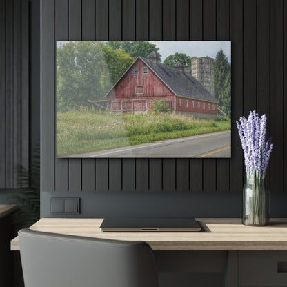 U R There Photography Metamora Red I Rustic Farmhouse Acrylic Wall Print