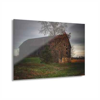 U R There Photography Melvin Grey Rustic Farmhouse Acrylic Wall Print