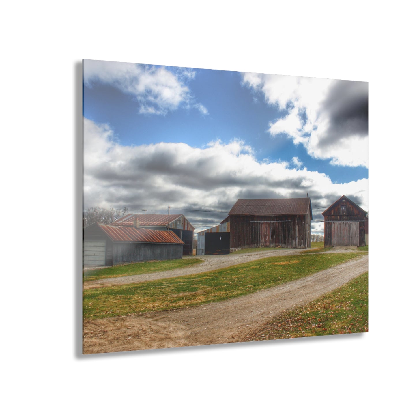 U R There Photography Buckhorn Lake Road Centennial Farm Rustic Farmhouse Acrylic Wall Print
