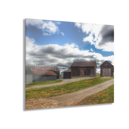 U R There Photography Buckhorn Lake Road Centennial Farm Rustic Farmhouse Acrylic Wall Print