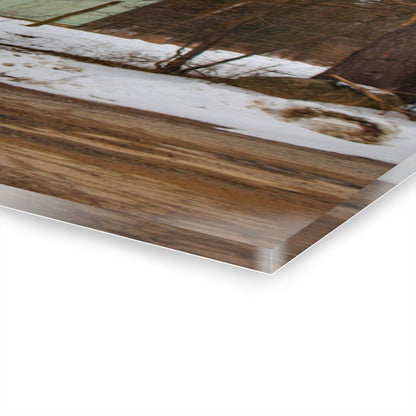 U R There Photography Hunters Creek Meadow Green Rustic Farmhouse Acrylic Wall Print