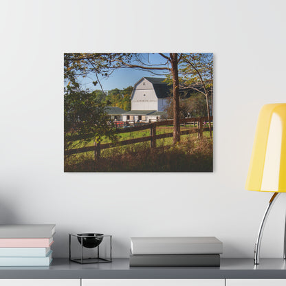 Barn Boutique Modern Farmhouse Acrylic Wall Print| Oakwood Road White I