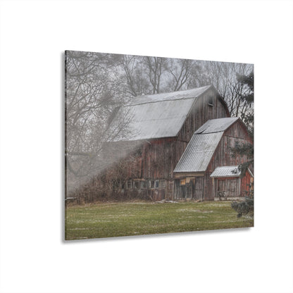 U R There Photography Hennessey Road Grey Rustic Farmhouse Acrylic Wall Print
