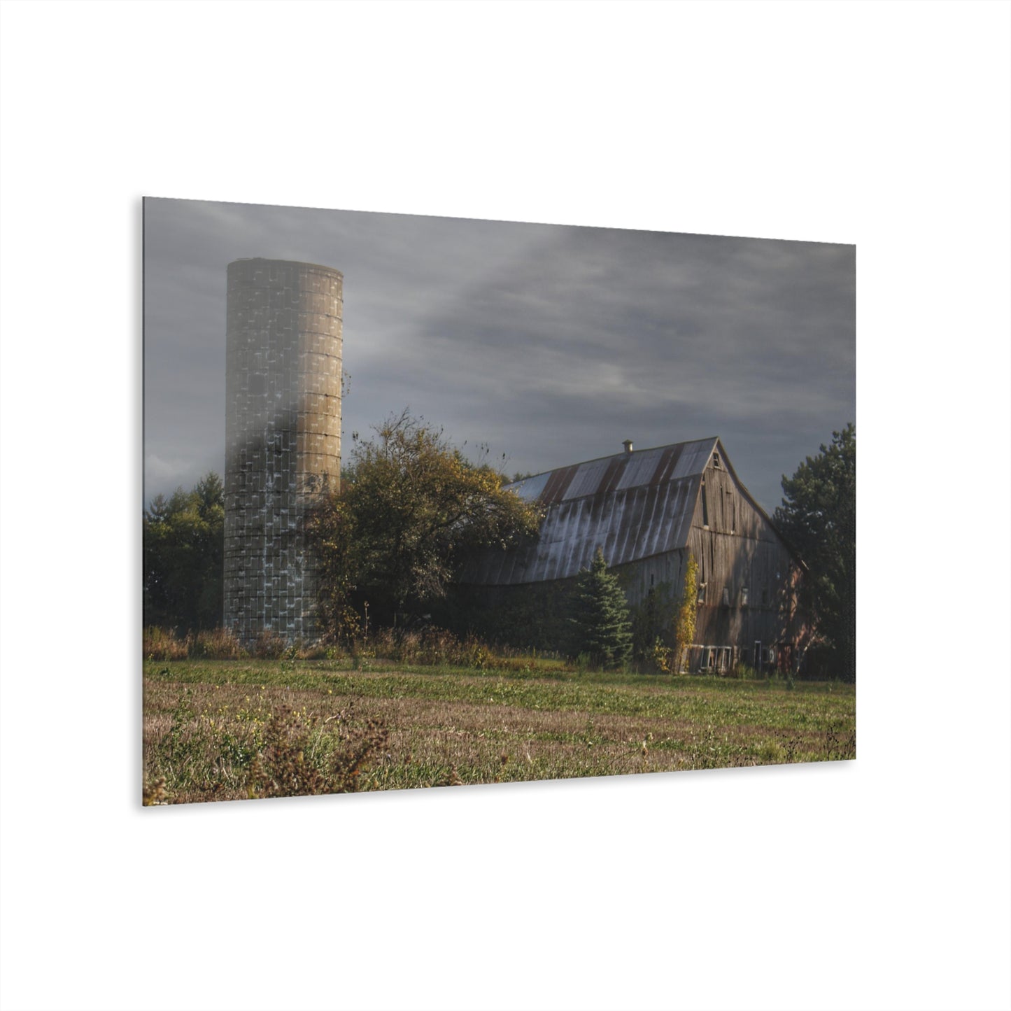 U R There Photography Collapsing in Croswell Rustic Farmhouse Acrylic Wall Print