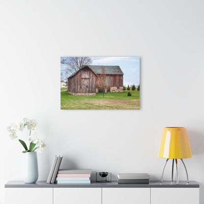 U R There Photography Millington Road Stone Grey Rustic Farmhouse Acrylic Wall Print