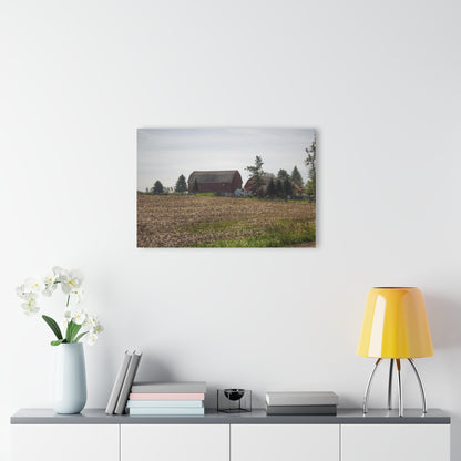 U R There Photography Bishop Road Reds IV Rustic Farmhouse Acrylic Wall Print