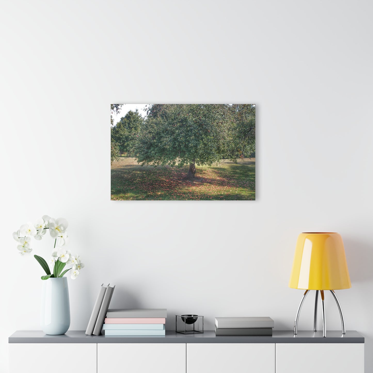 Barn Boutique Modern Farmhouse Acrylic Wall Print| Apple Tree and Apples