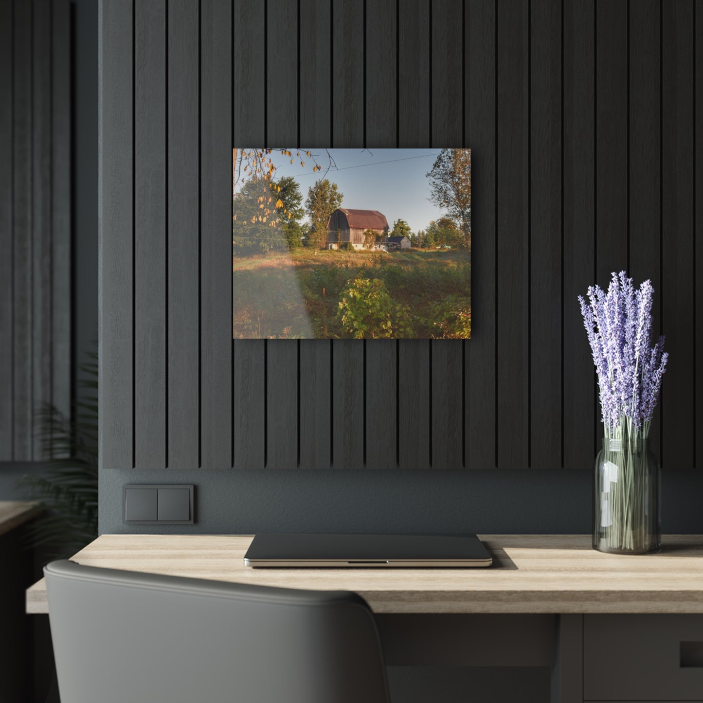 U R There Photography Swaffer Road Little Grey Rustic Farmhouse Acrylic Wall Print