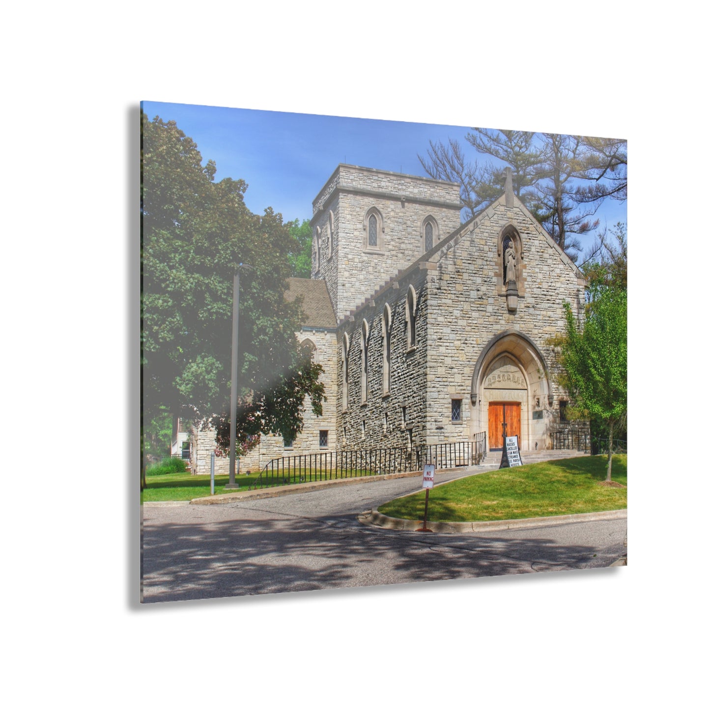 U R There Photography Saint Hugo of the Hills II Rustic Farmhouse Acrylic Wall Print
