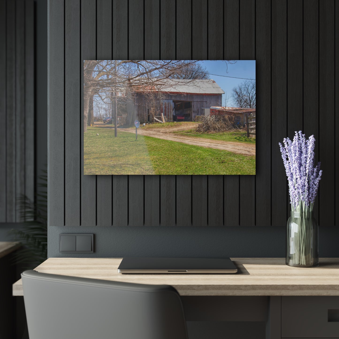 U R There Photography Lee Hill Greys Rustic Farmhouse Acrylic Wall Print