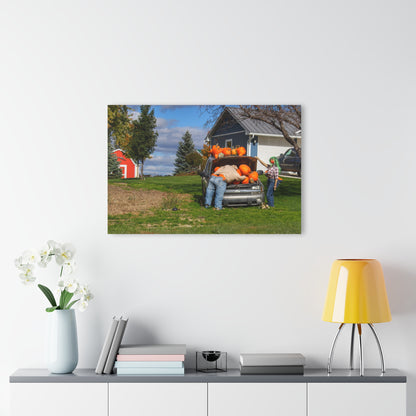 U R There Photography Lippincott Pumpkins Rustic Farmhouse Acrylic Wall Print