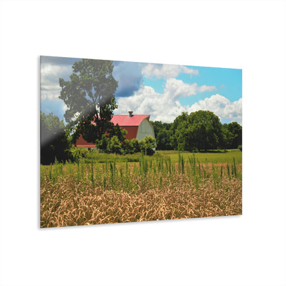 U R There Photography Northern White Rustic Farmhouse Acrylic Wall Print