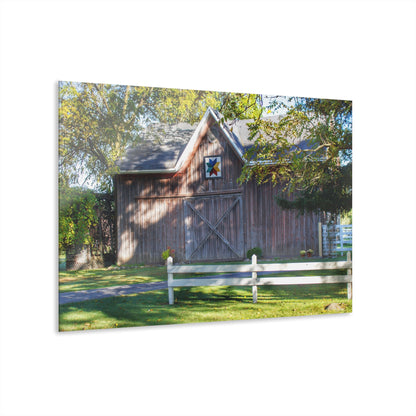 U R There Photography Hunters Creek Quilted II Rustic Farmhouse Acrylic Wall Print