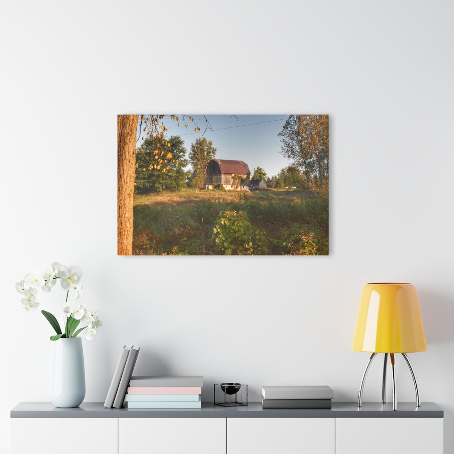 U R There Photography Swaffer Road Little Grey Rustic Farmhouse Acrylic Wall Print