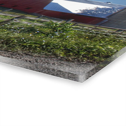 U R There Photography Mount Morris Road Farm and Horse Rustic Farmhouse Acrylic Wall Print