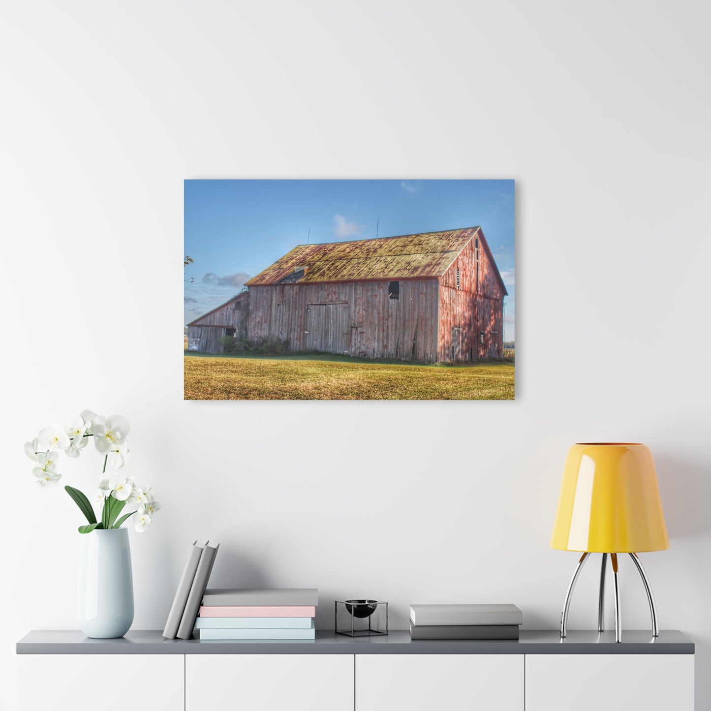 U R There Photography Fargo Road Saltbox Rustic Farmhouse Acrylic Wall Print