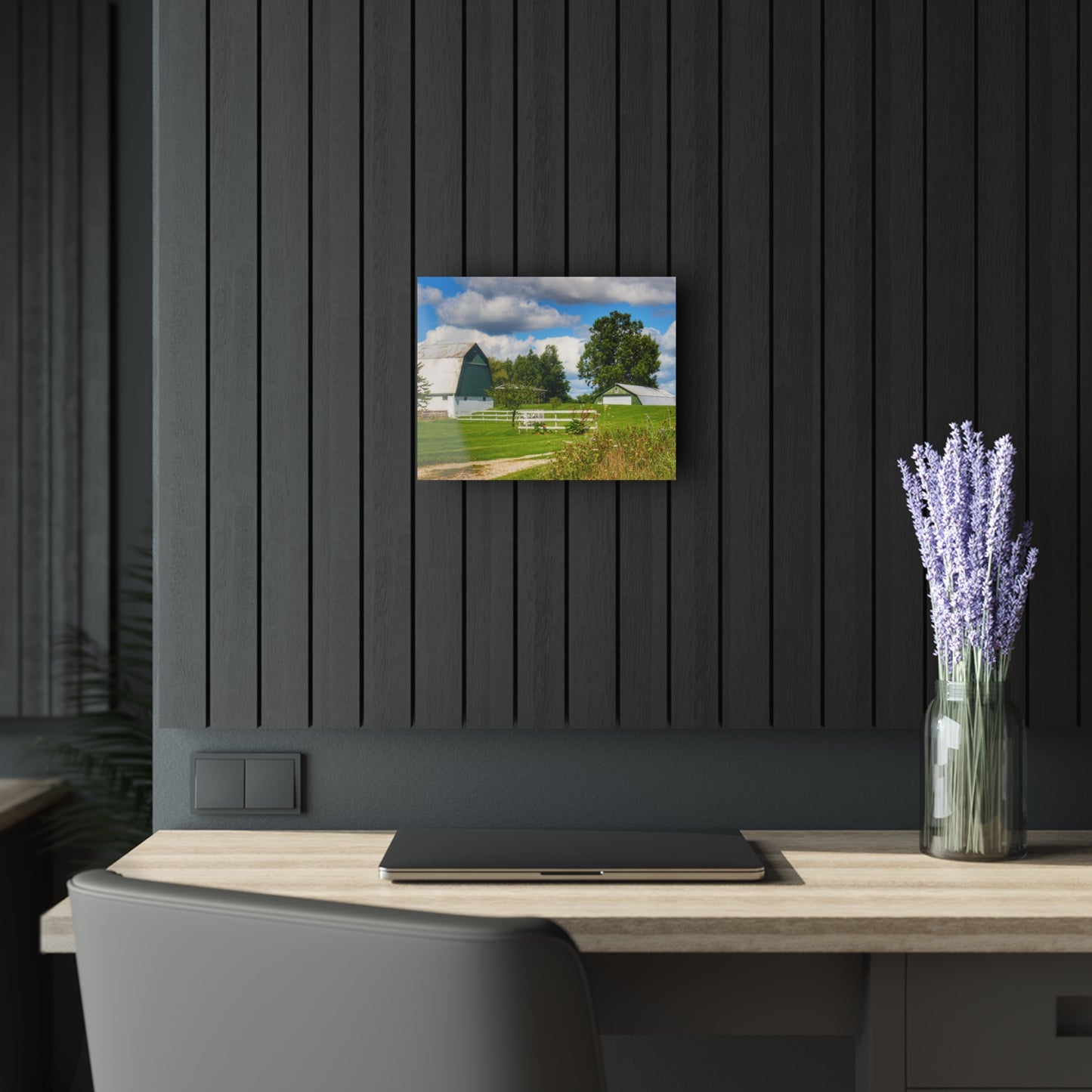 U R There Photography Hough Road Greens Rustic Farmhouse Acrylic Wall Print