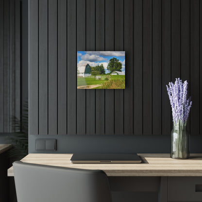 U R There Photography Hough Road Greens Rustic Farmhouse Acrylic Wall Print