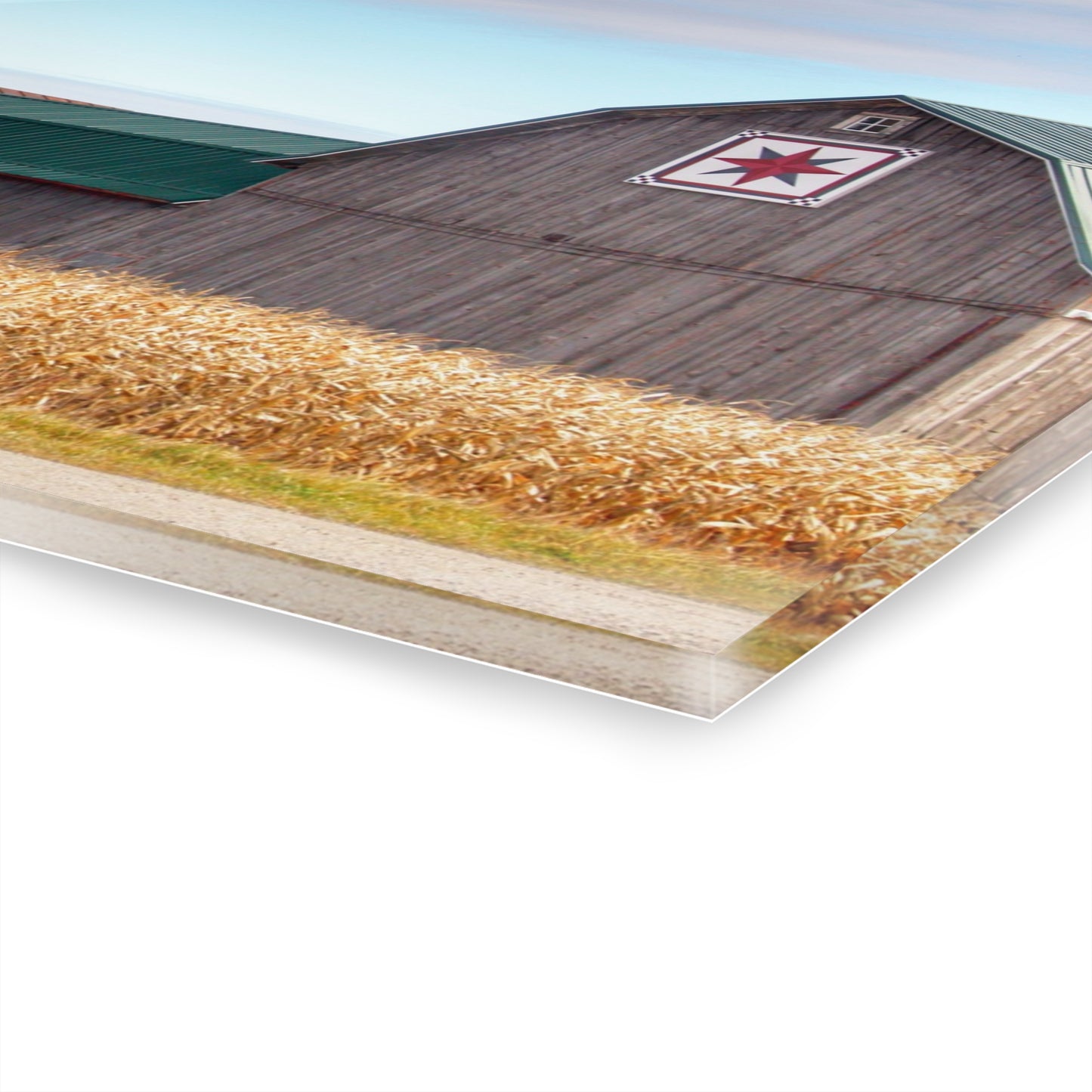 U R There Photography Frankenmuth Greys Rustic Farmhouse Acrylic Wall Print