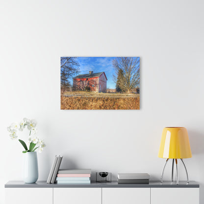 U R There Photography M-24 Barn at the Bend II Rustic Farmhouse Acrylic Wall Print