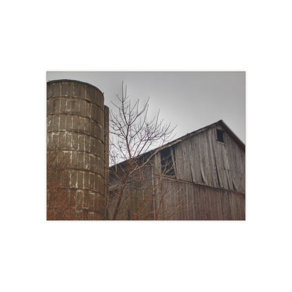 U R There Photography Brandon Hill Grey Rustic Farmhouse Decorative Ceramic Tile