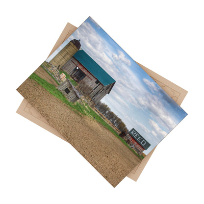 U R There Photography Cedar Creek Road Reds Rustic Farmhouse Decorative Ceramic Tile