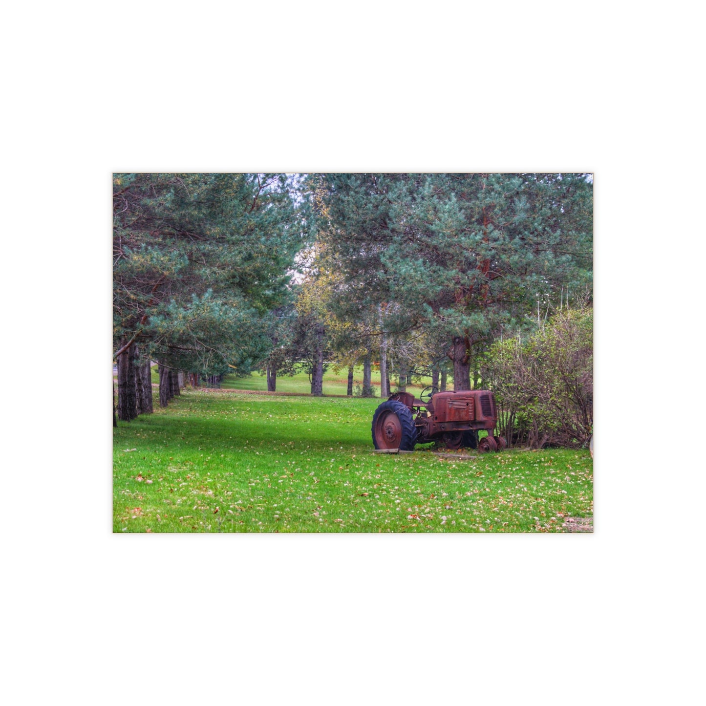 U R There Photography Casey Road Yard Art I Rustic Farmhouse Decorative Ceramic Tile