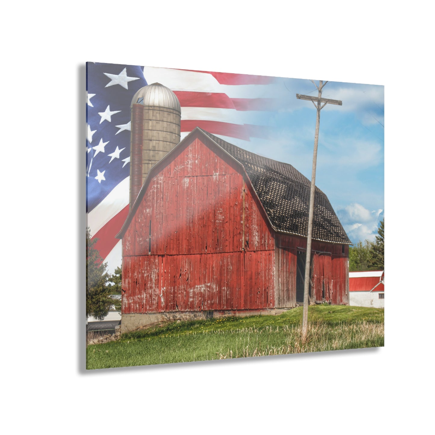 U R There Photography An American Farm I Rustic Farmhouse Acrylic Wall Print