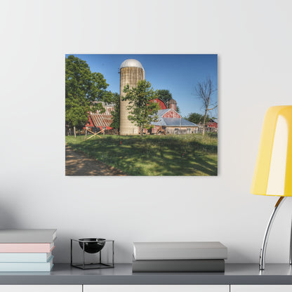 U R There Photography Tody Road Reds Rustic Farmhouse Acrylic Wall Print