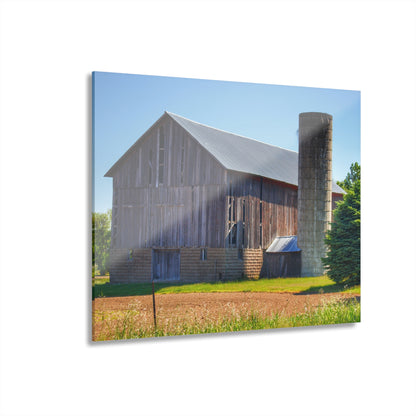 U R There Photography Gilford Grey III Rustic Farmhouse Acrylic Wall Print