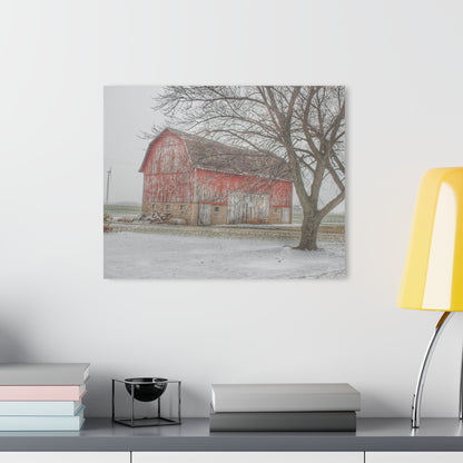 U R There Photography Cumber Road Red I Rustic Farmhouse Acrylic Wall Print