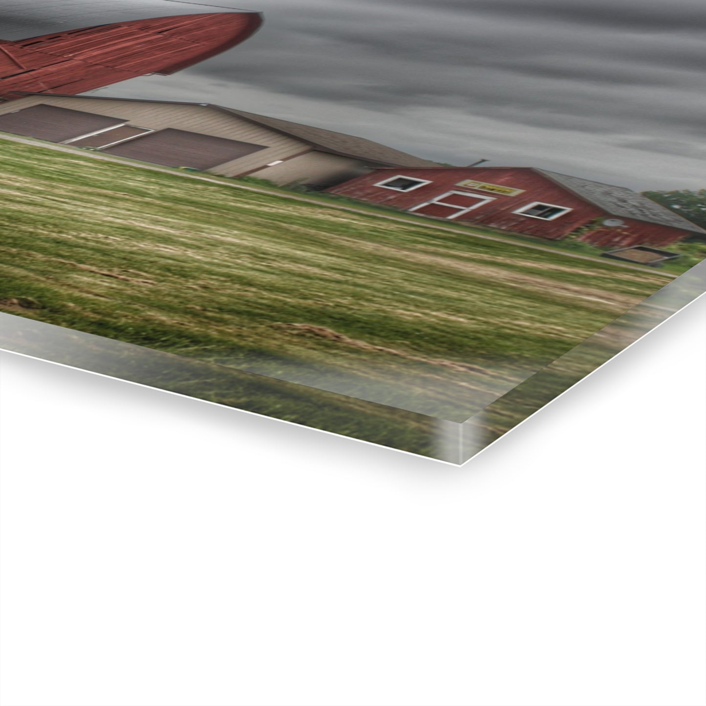 U R There Photography M-24 Country Bench Barn Rustic Farmhouse Acrylic Wall Print