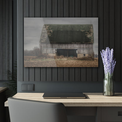 U R There Photography Stone Road Old Grey II Rustic Farmhouse Acrylic Wall Print