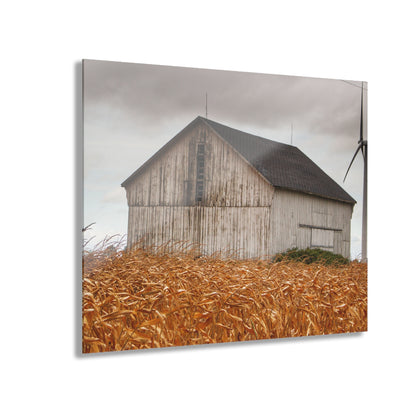 U R There Photography Merry Road Grey Rustic Farmhouse Acrylic Wall Print