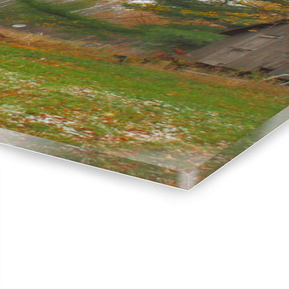 U R There Photography Frenchline Road Old Grey Rustic Farmhouse Acrylic Wall Print