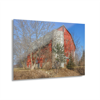 U R There Photography Van Dyke Red I Rustic Farmhouse Acrylic Wall Print