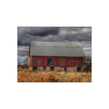U R There Photography Booth Road Cow Barn I Rustic Farmhouse Decorative Ceramic Tile