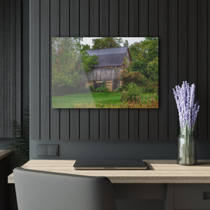 U R There Photography North Lake Road Hidden Grey Rustic Farmhouse Acrylic Wall Print