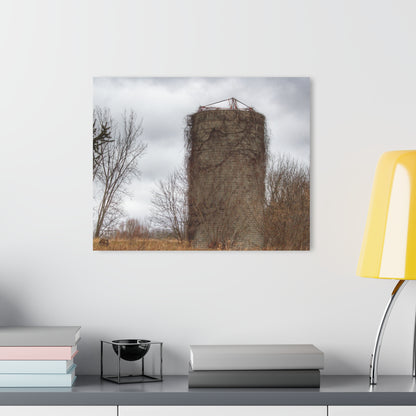 U R There Photography West Barnes Lake Silo Rustic Farmhouse Acrylic Wall Print