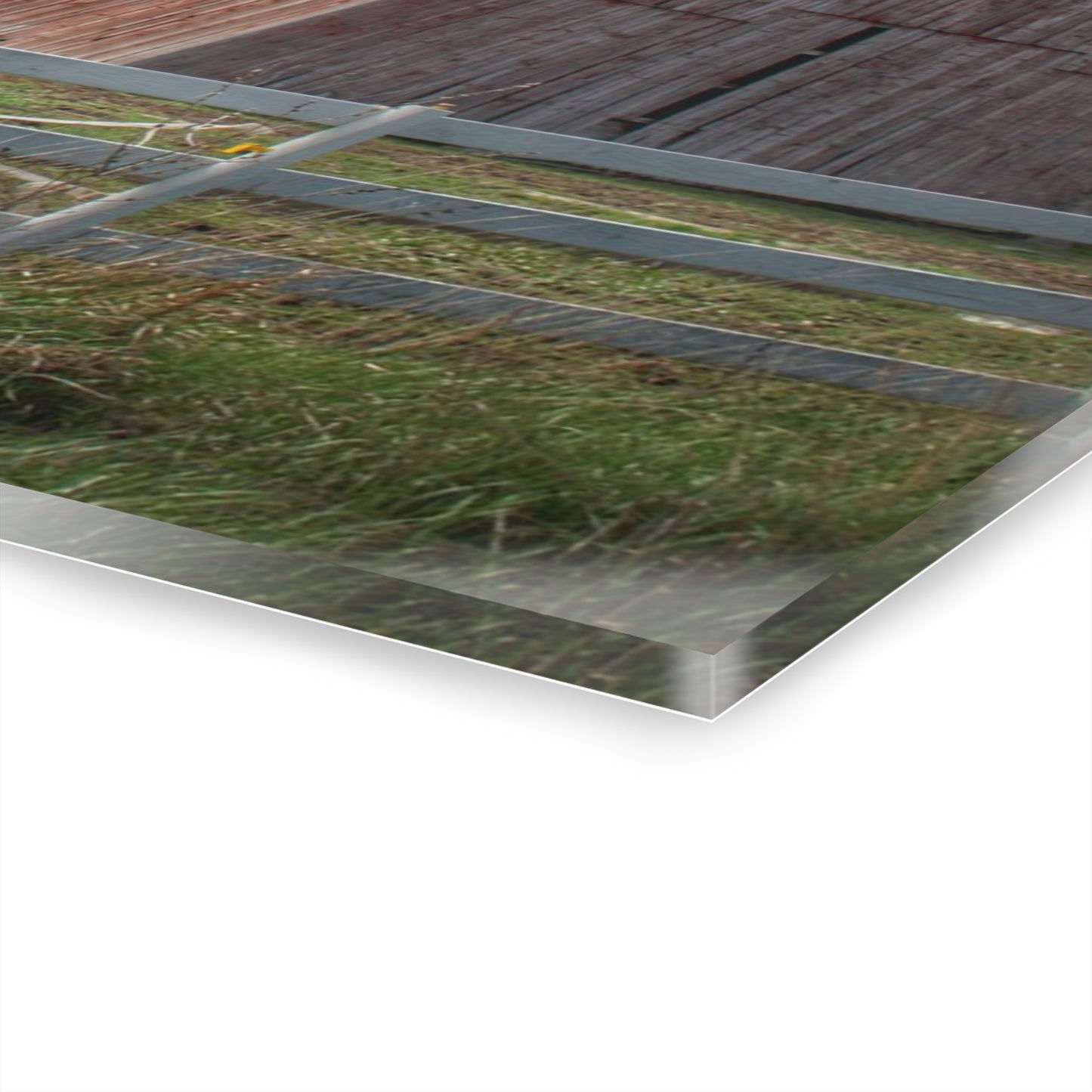 U R There Photography Sandusky Horse Barn Against Fall Skies Rustic Farmhouse Acrylic Wall Print