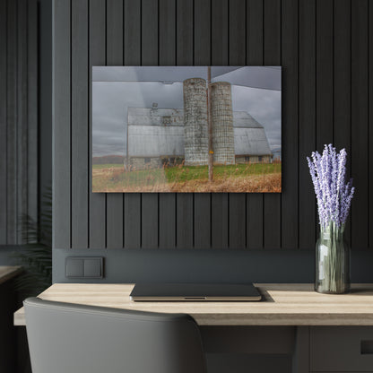 U R There Photography Daley Road Grey II Rustic Farmhouse Acrylic Wall Print