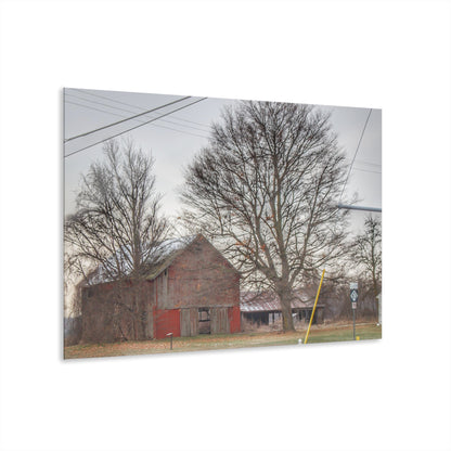 U R There Photography Almont Van Dyke Red III Rustic Farmhouse Acrylic Wall Print