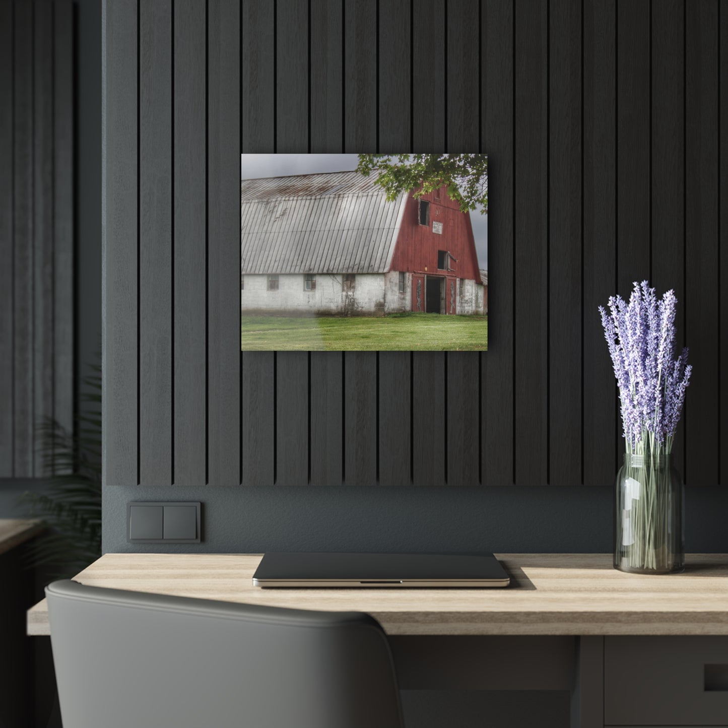 Barn Boutique Modern Farmhouse Acrylic Wall Print| Peters Road Appaloosa Barn II