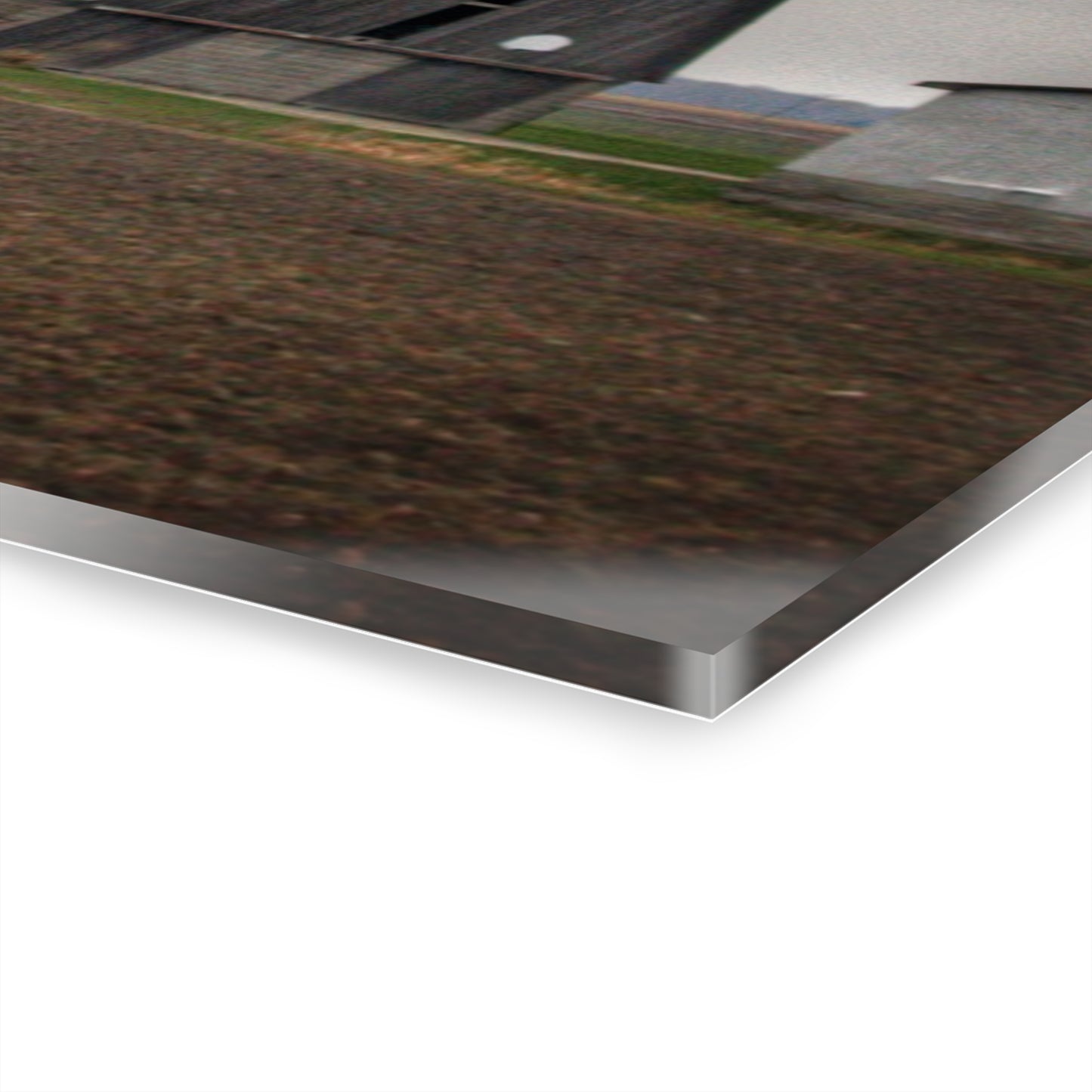 U R There Photography North Gates Road Old Grey II Rustic Farmhouse Acrylic Wall Print