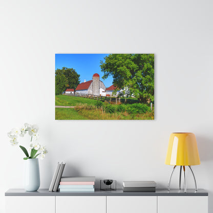 U R There Photography Vienna Roadside White Rustic Farmhouse Acrylic Wall Print