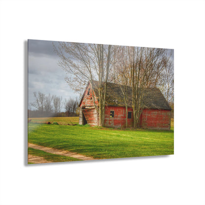 U R There Photography Centerline Shack Rustic Farmhouse Acrylic Wall Print