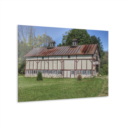 U R There Photography Bordman Road Rusted Rustic Farmhouse Acrylic Wall Print